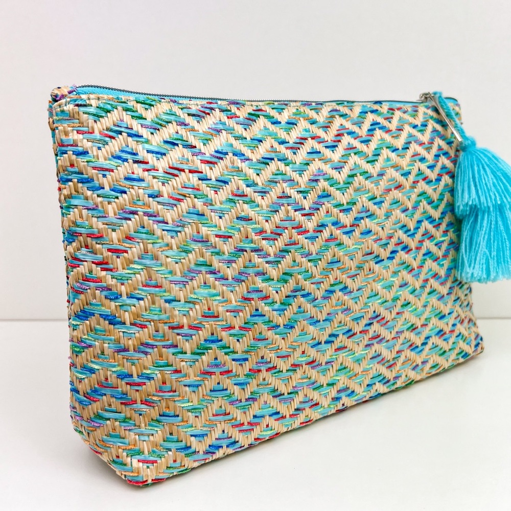 NWT • Raffia Pouch - Picture 4 of 9